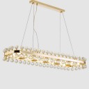 Ritz - Crystall Ball Oval Chandelier